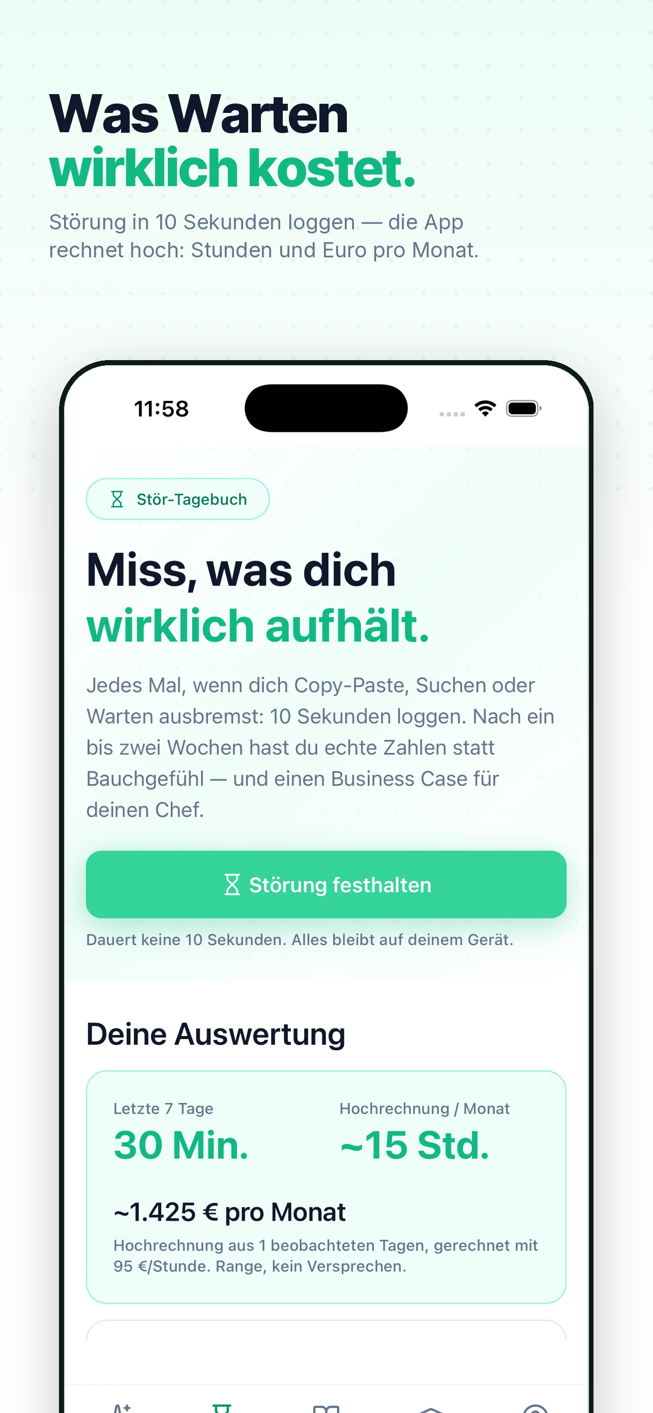 iPhone screenshot 1