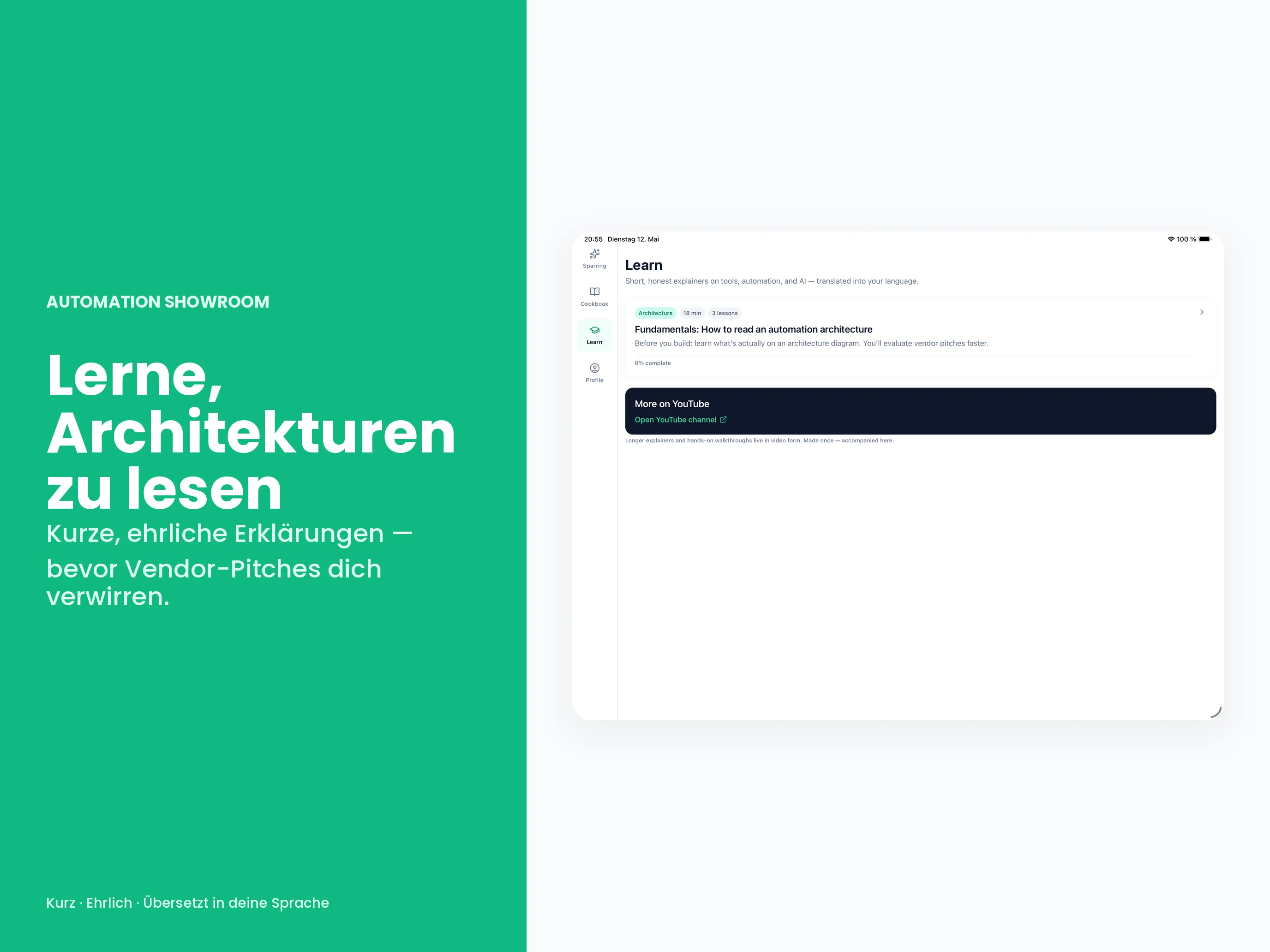 Lerne, Architekturen zu lesen — bevor Vendor-Pitches dich verwirren